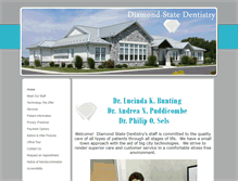 Tablet Screenshot of diamondstatedentistry.com